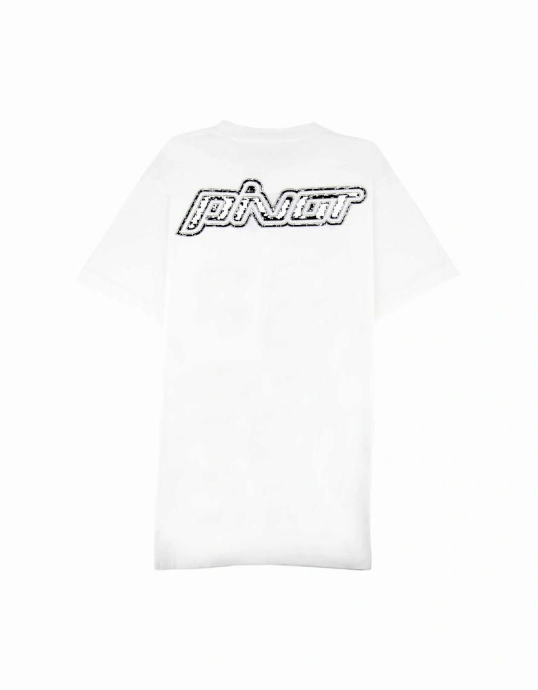 Off White Mona Lisa S/s Over T Shirt White/black