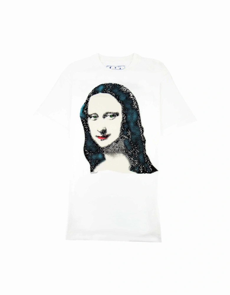 Off White Mona Lisa S/s Over T Shirt White/black