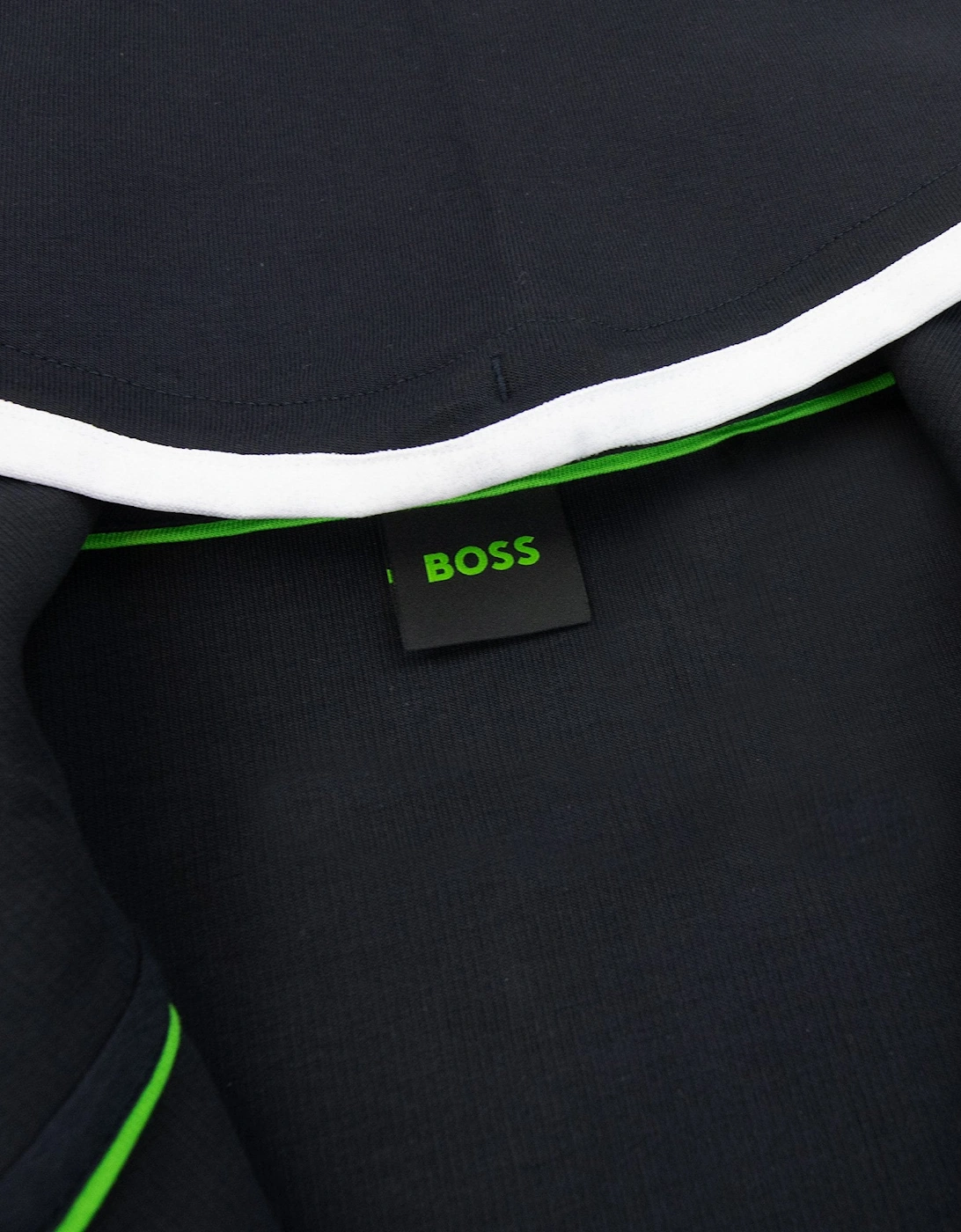 Hd Logo Print Zip Up Hoodie Navy 402