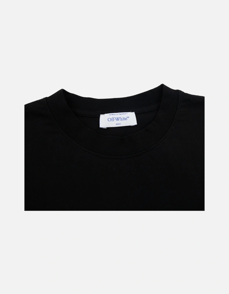 Off White 23 Logo Slim S/s T Shirt Black/white