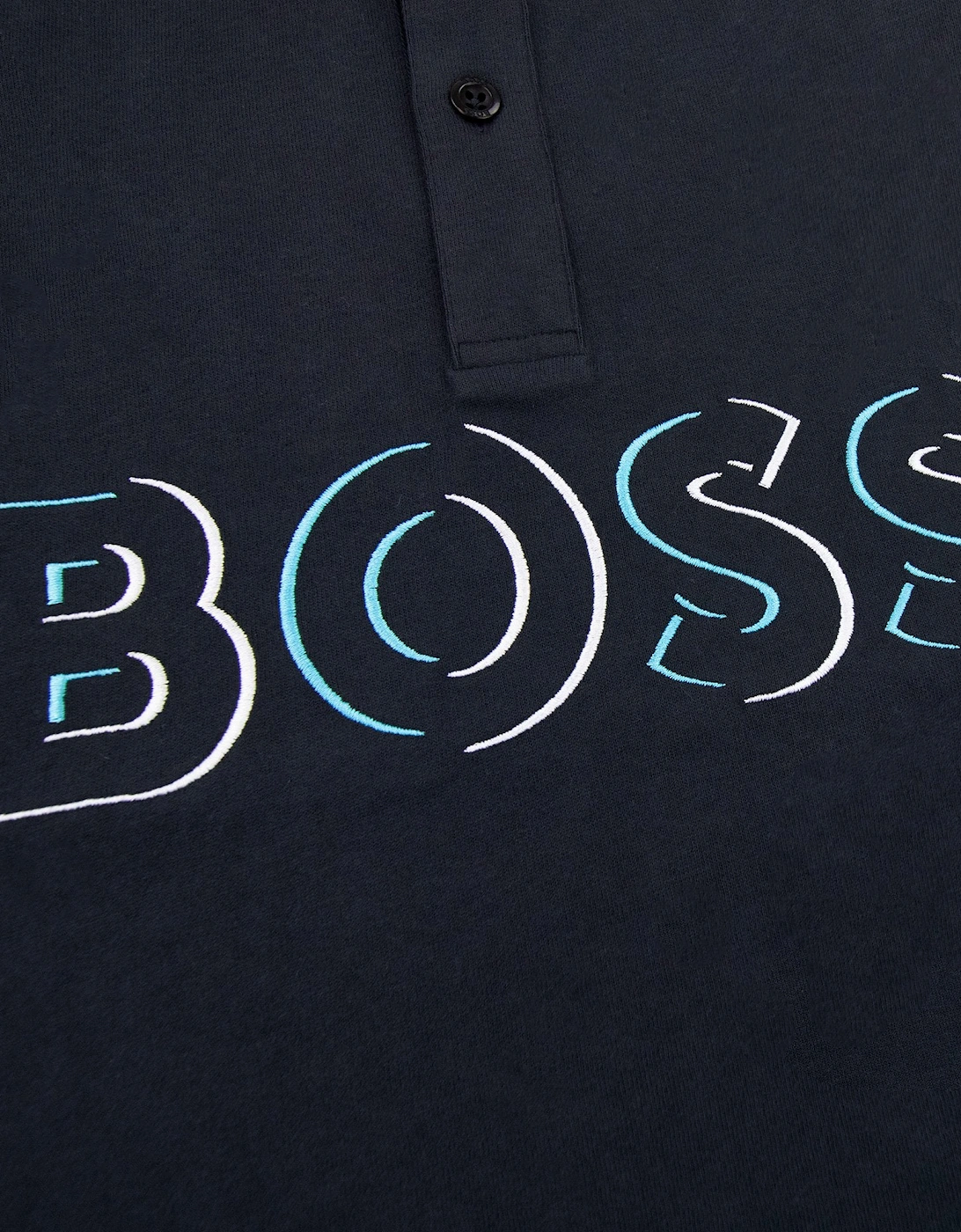 Pavel Embroidered Logo Polo Navy 402