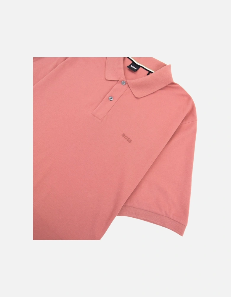 Pallas Embroidered Logo S/s Polo Light Red 692