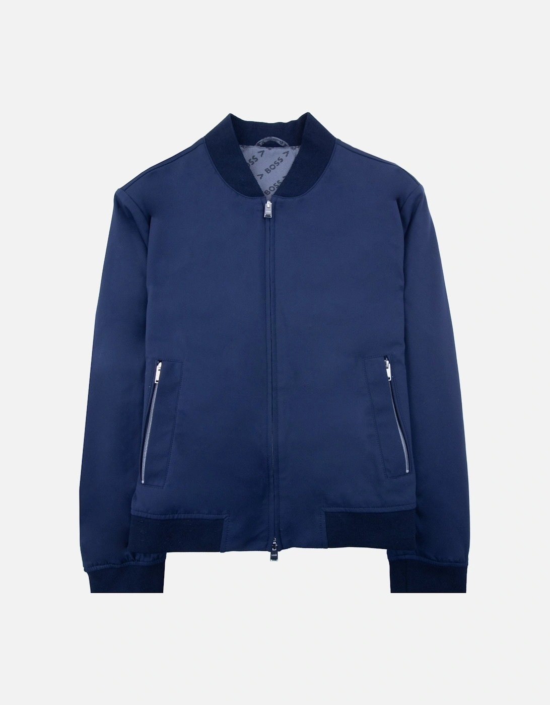 Slim-fit Jacket In Performance-stretch Jersey Navy 404, 6 of 5