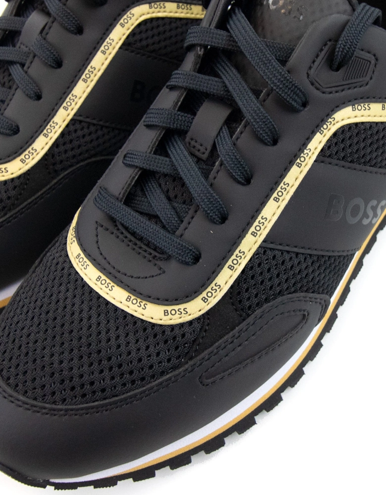 Parkour L Logo Detail Trainer Black 007