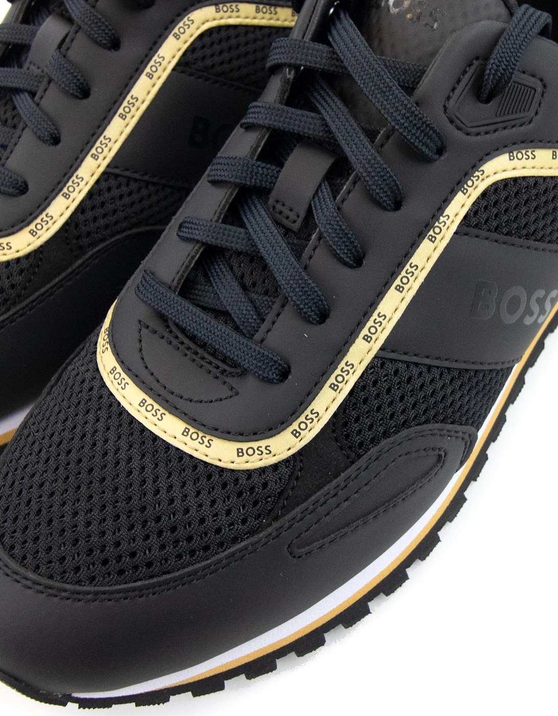 Parkour L Logo Detail Trainer Black 007