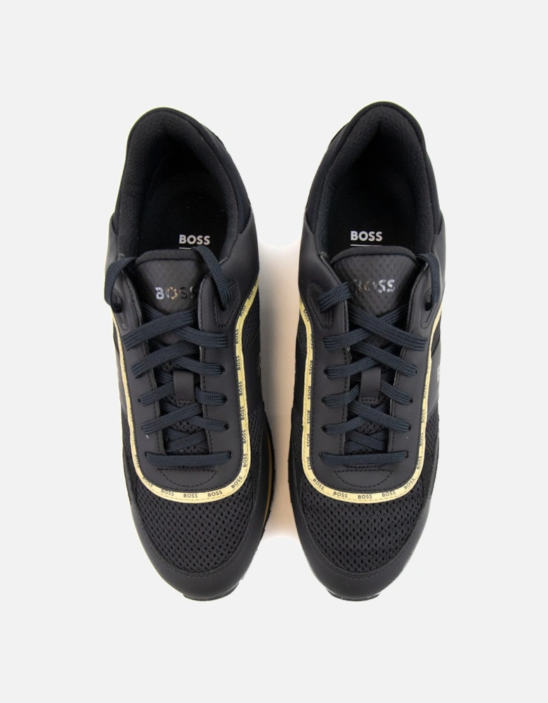 Parkour L Logo Detail Trainer Black 007