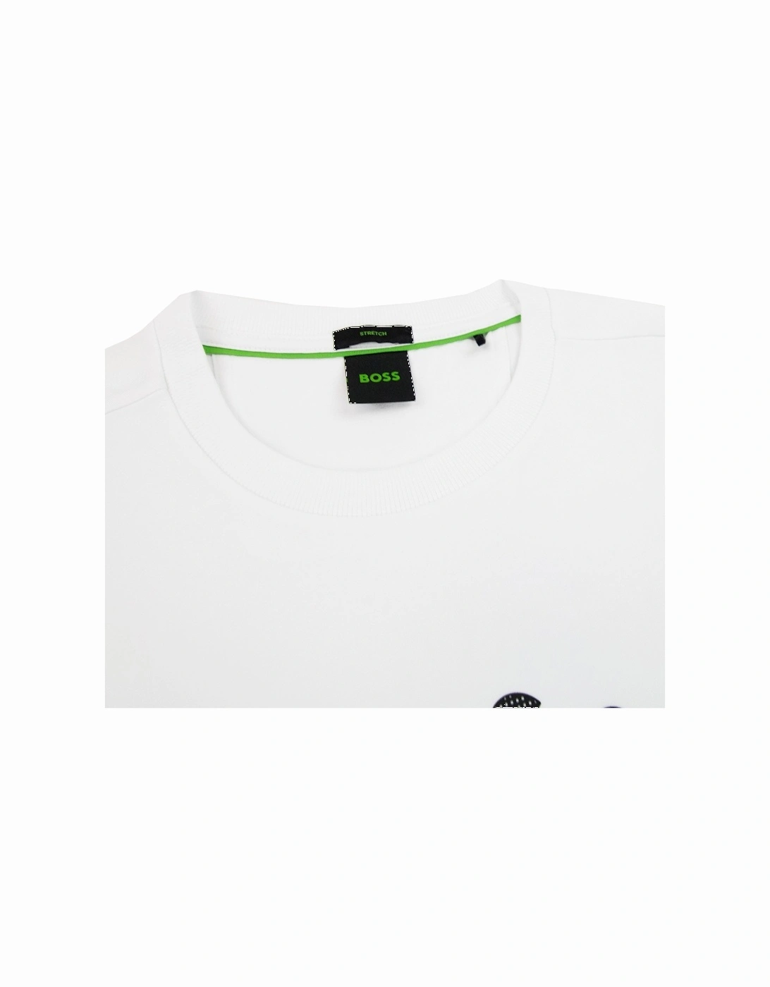 Tee 4 Circle Logo Print T Shirt White 100