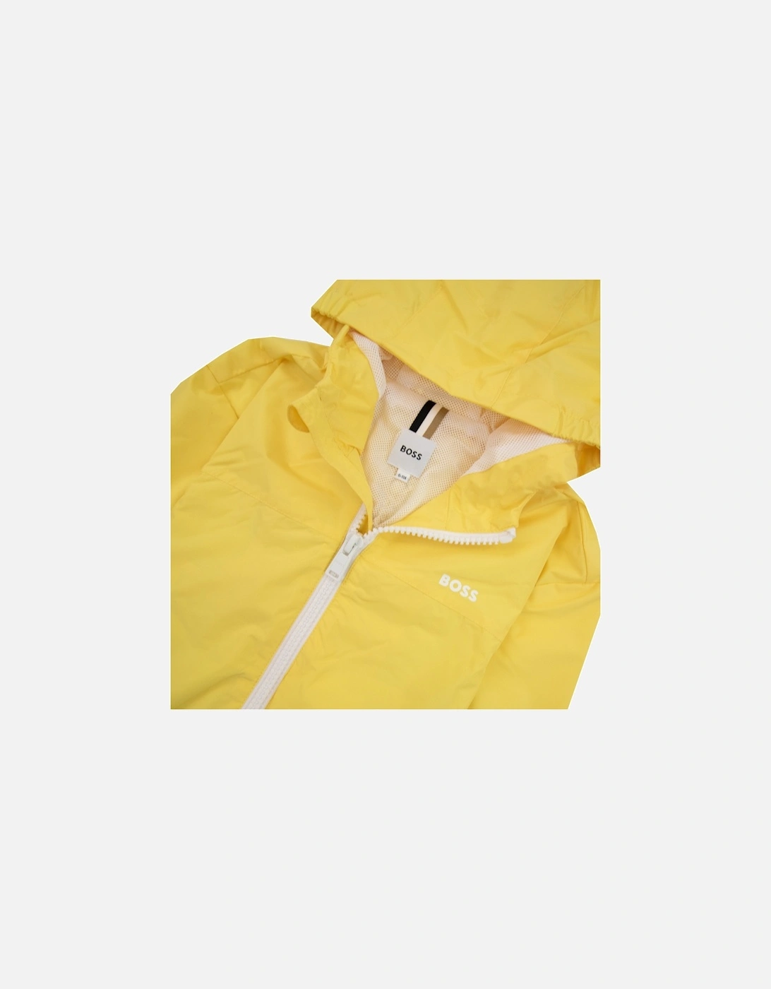 Kids Logo Wind Breaker Jacket Yellow 528