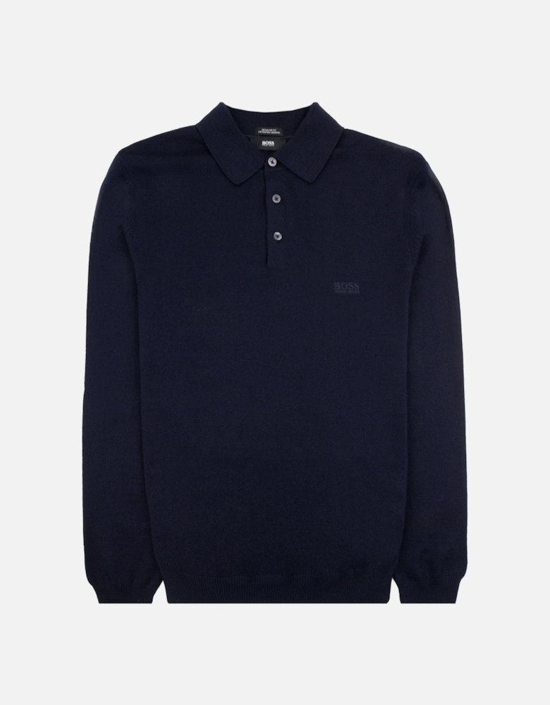 Banet-b Knit Polo Navy