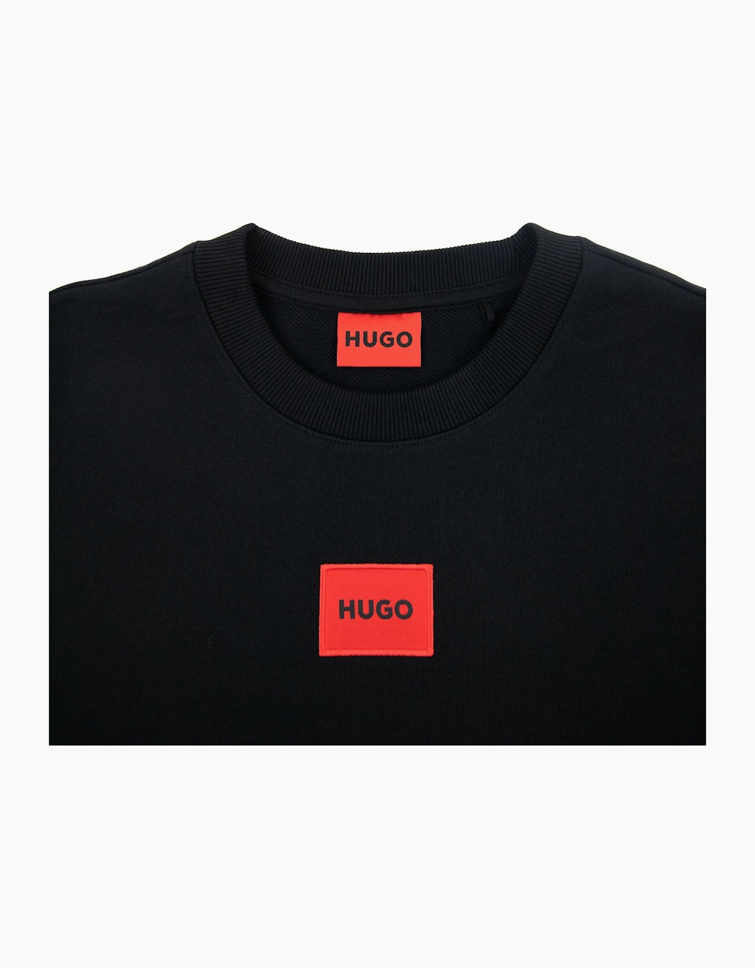 Hugo Diragol212 Patch Logo Sweatshirt Black 001