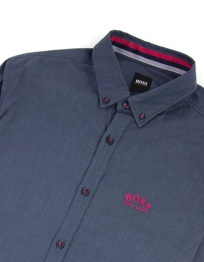 Biado R Regular Fit Shirt Dark Blue