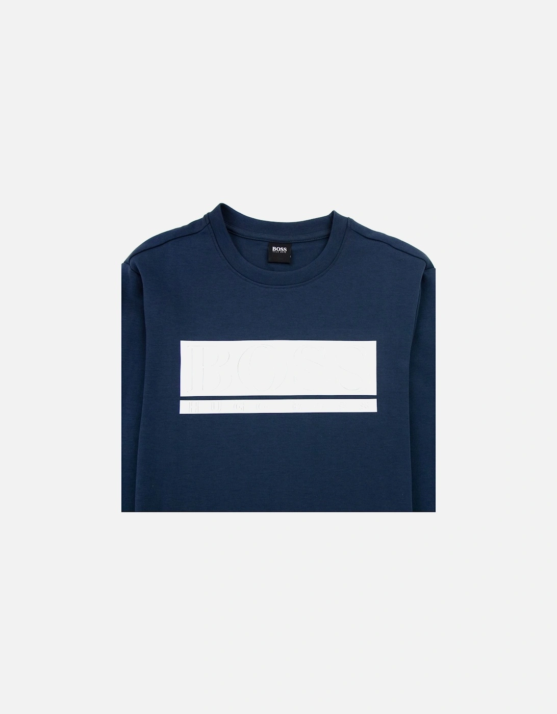 Block Logo Sweatshirt Navy 410