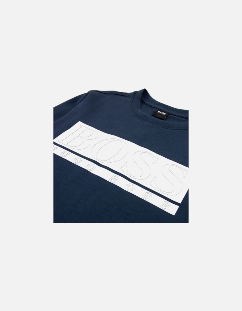 Block Logo Sweatshirt Navy 410