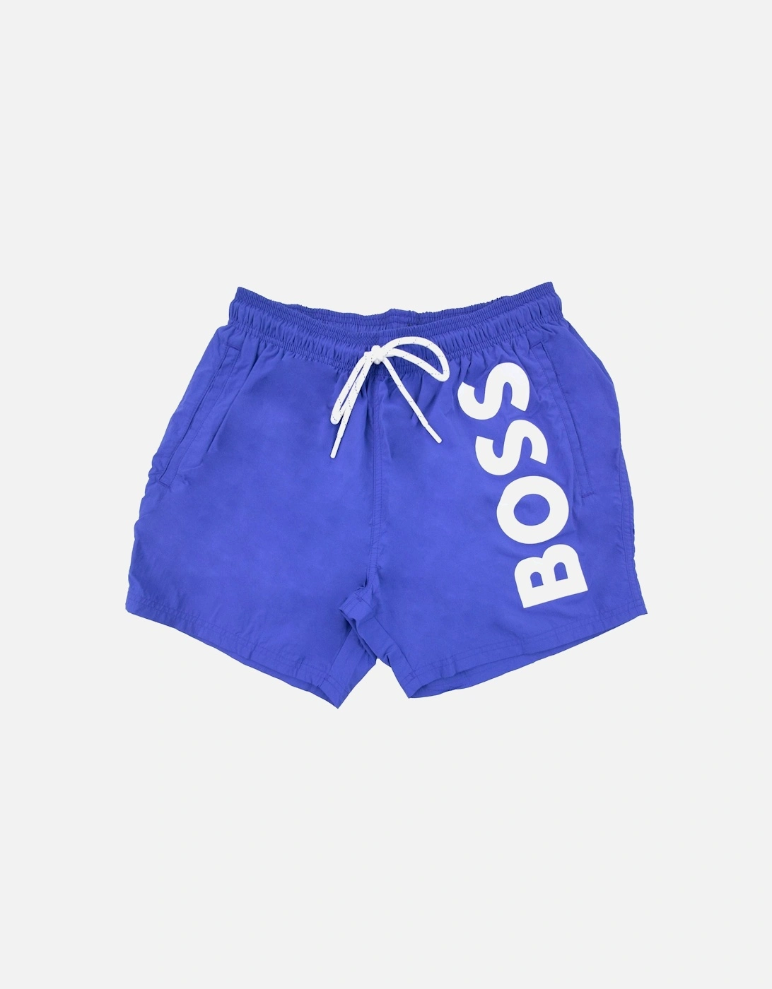 Octopus Large Logo Print Shorts Blue 433, 6 of 5