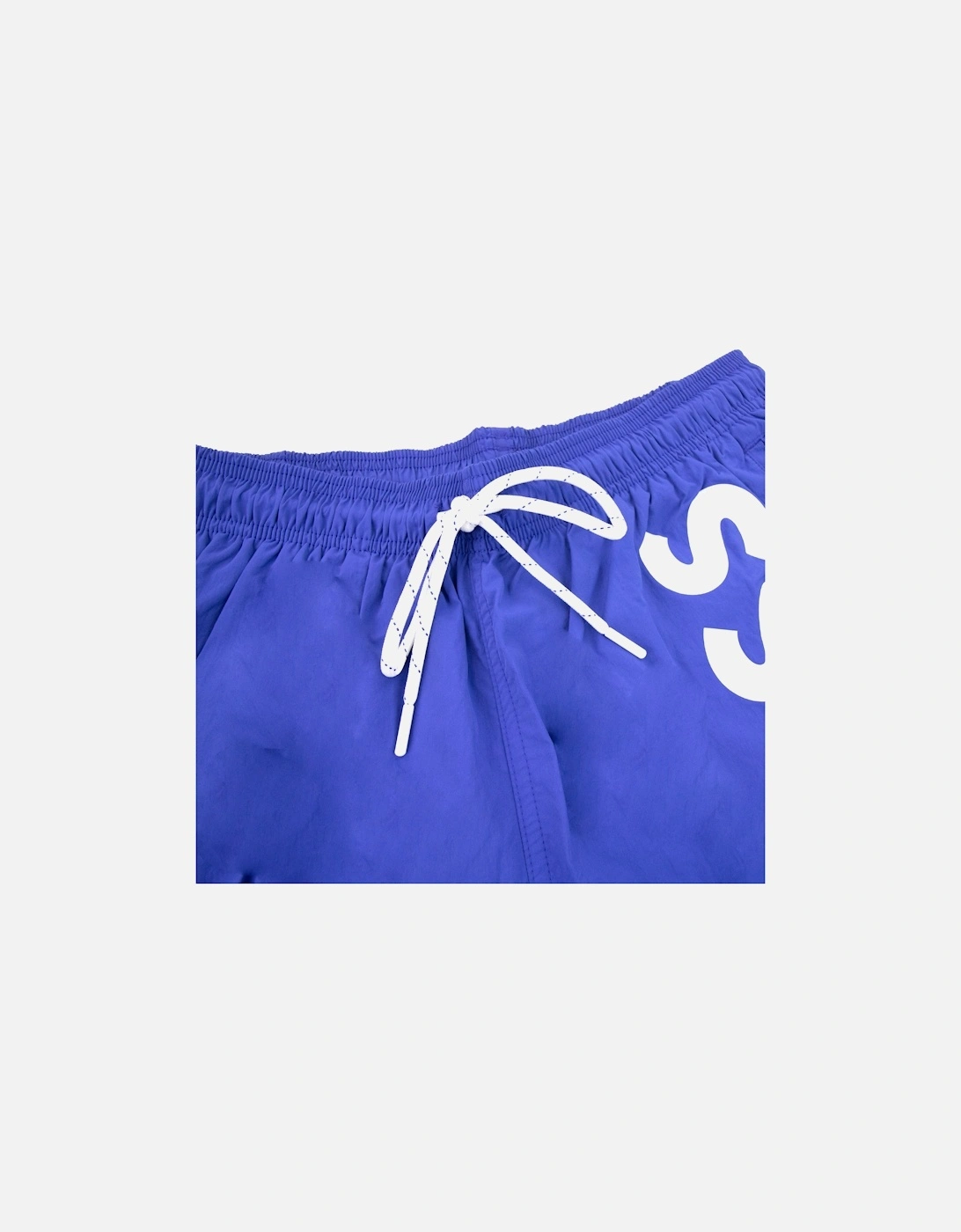 Octopus Large Logo Print Shorts Blue 433