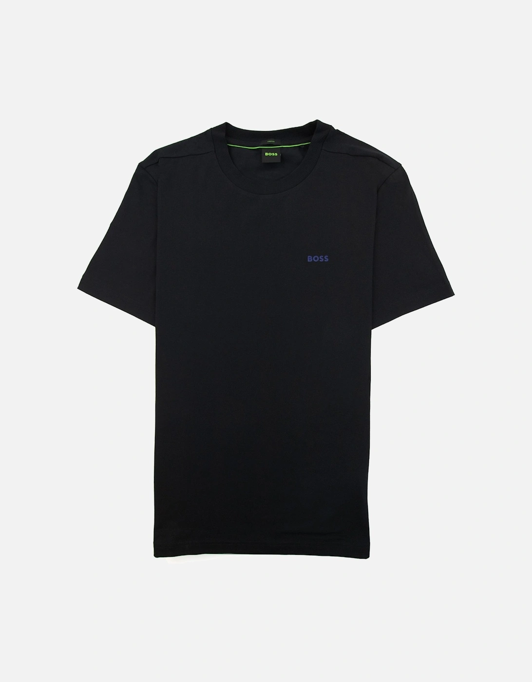 Contrast Printed Logo Tee Black 004, 5 of 4