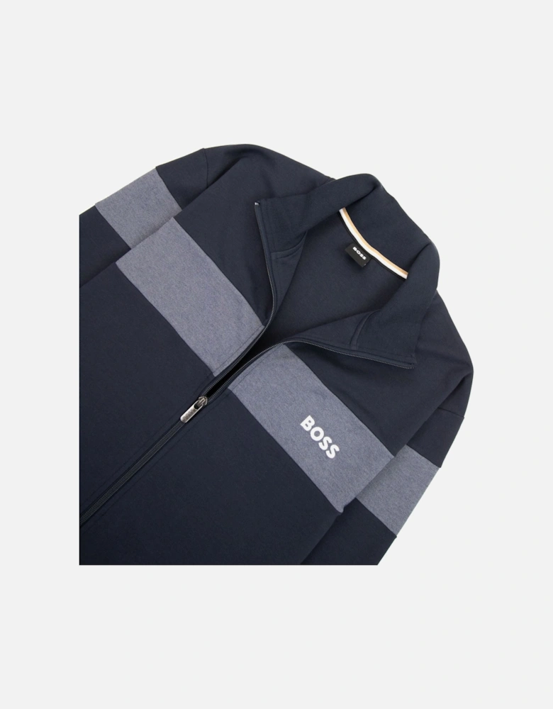 Contrast Insert Logo Tracksuit Jacket Dark Navy 403