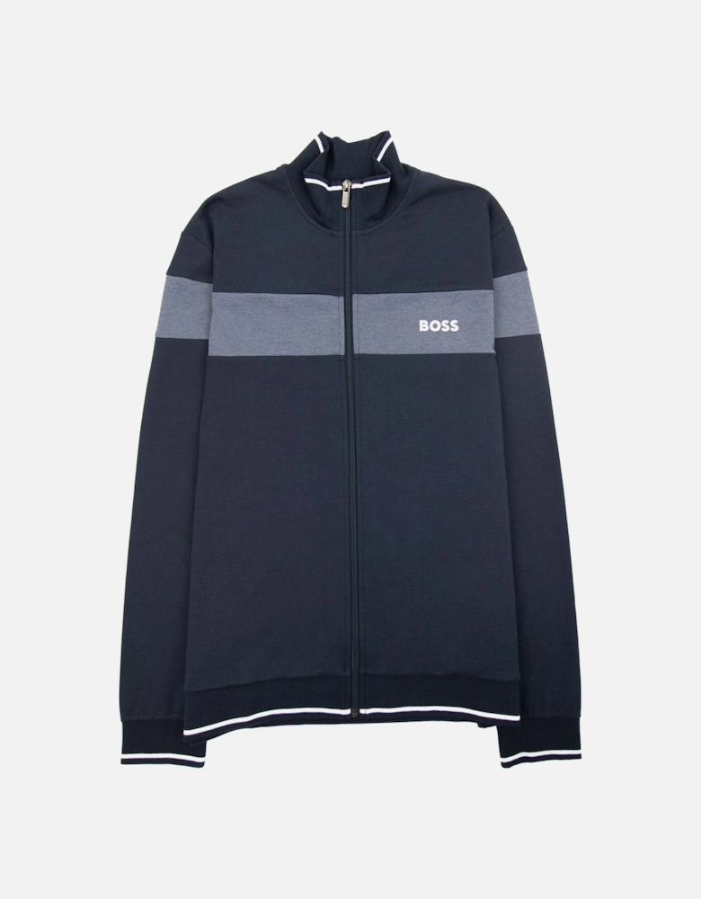 Contrast Insert Logo Tracksuit Jacket Dark Navy 403