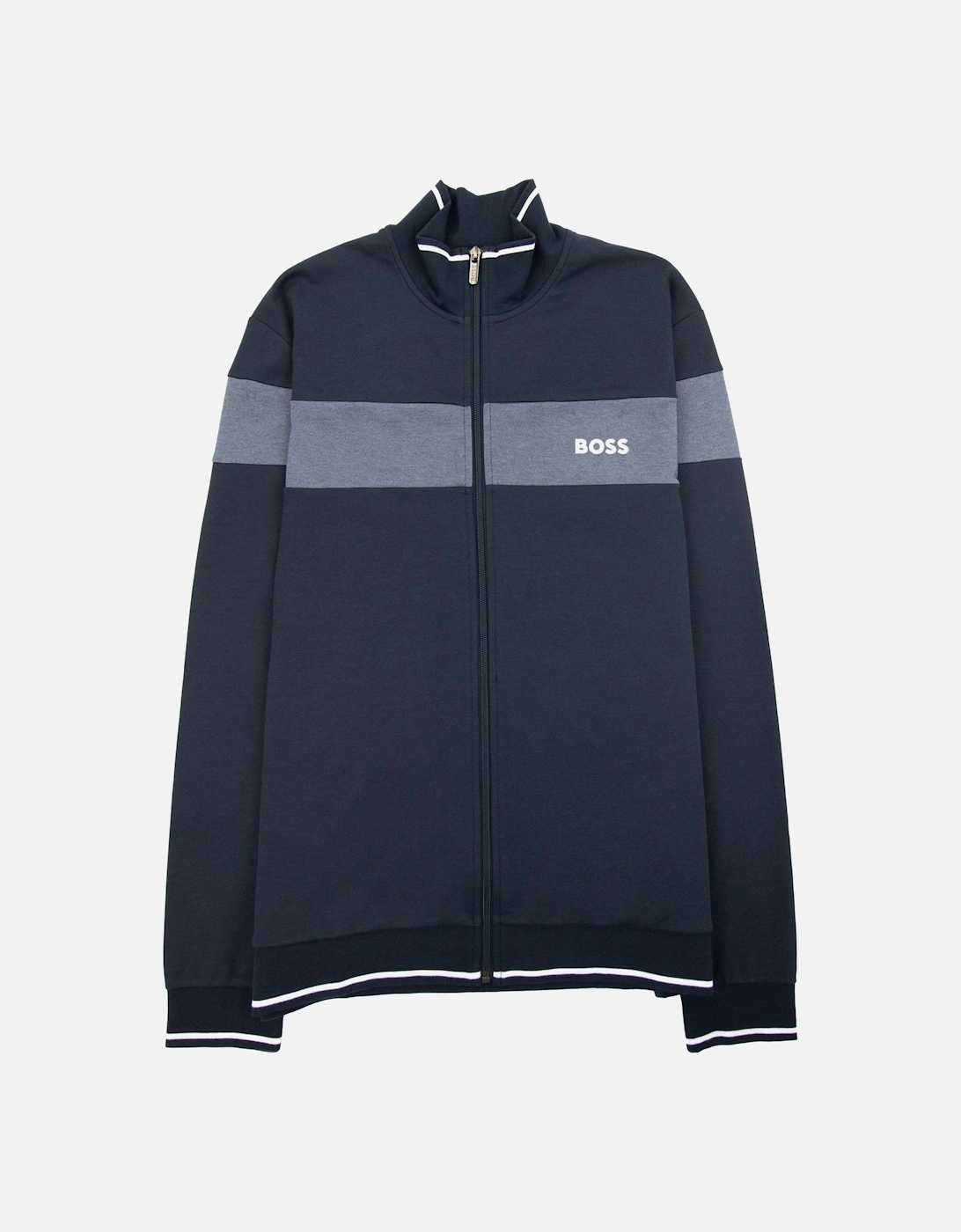 Contrast Insert Logo Tracksuit Jacket Dark Navy 403, 4 of 3