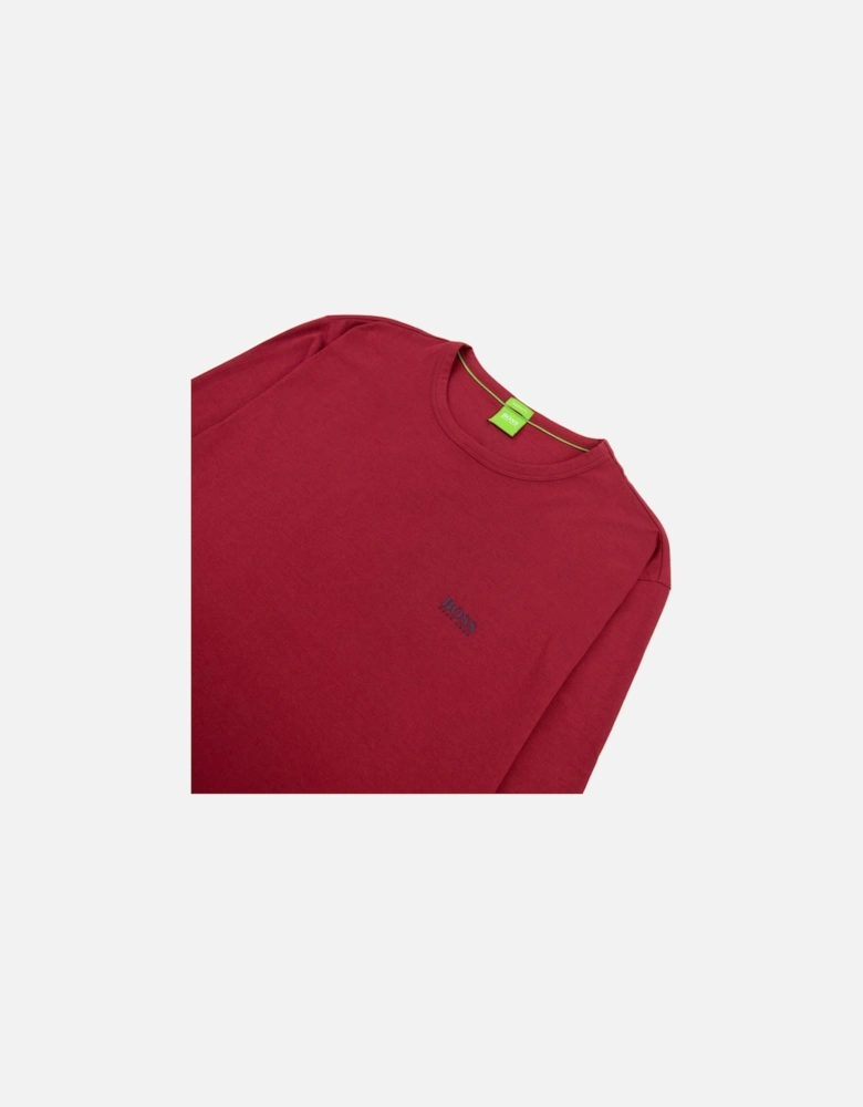 Small Logo Long Sleeve Togn Red