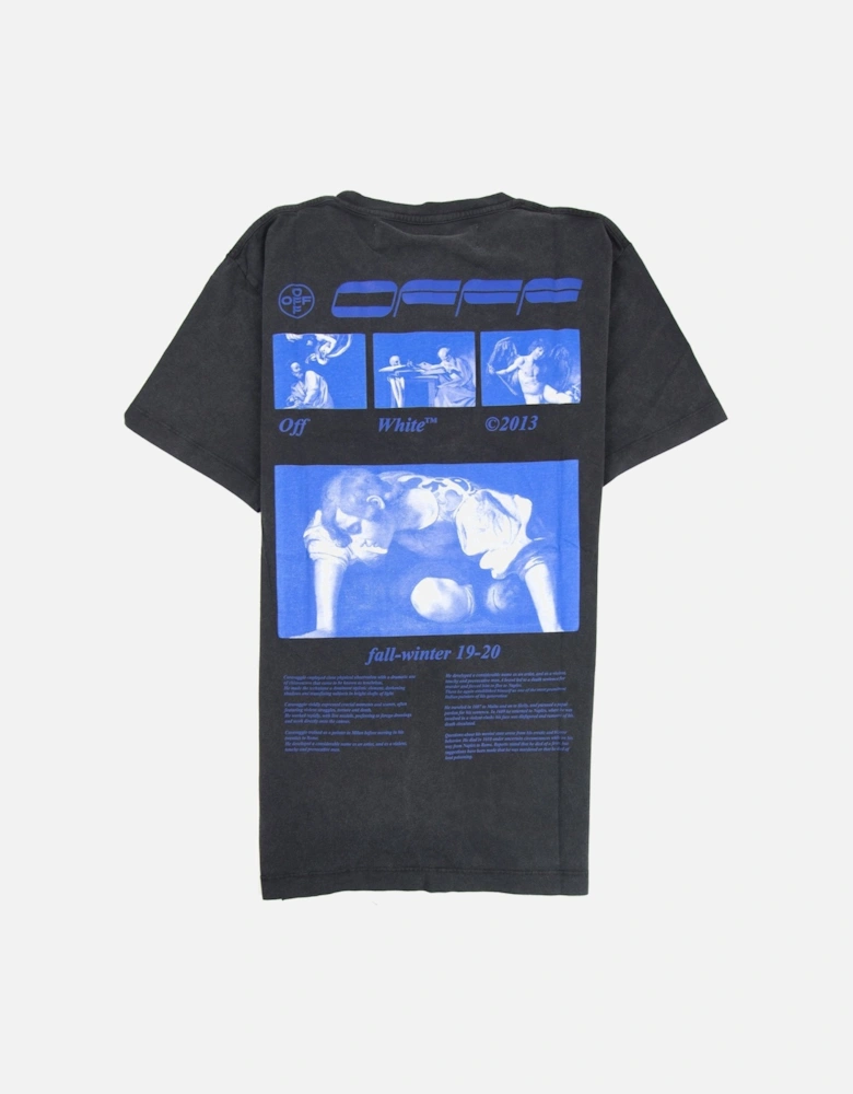 Off White Hardcore Caravaggio Jersey T-shirt Black/blue