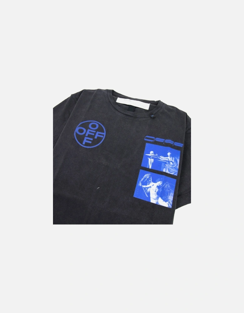 Off White Hardcore Caravaggio Jersey T-shirt Black/blue