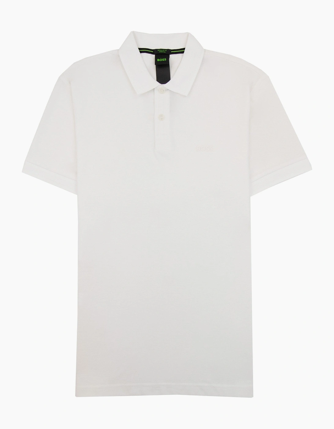 Men's Hugo Boss Pio 1 Stretch Regular Fit Polo White 100 - Size: 44
