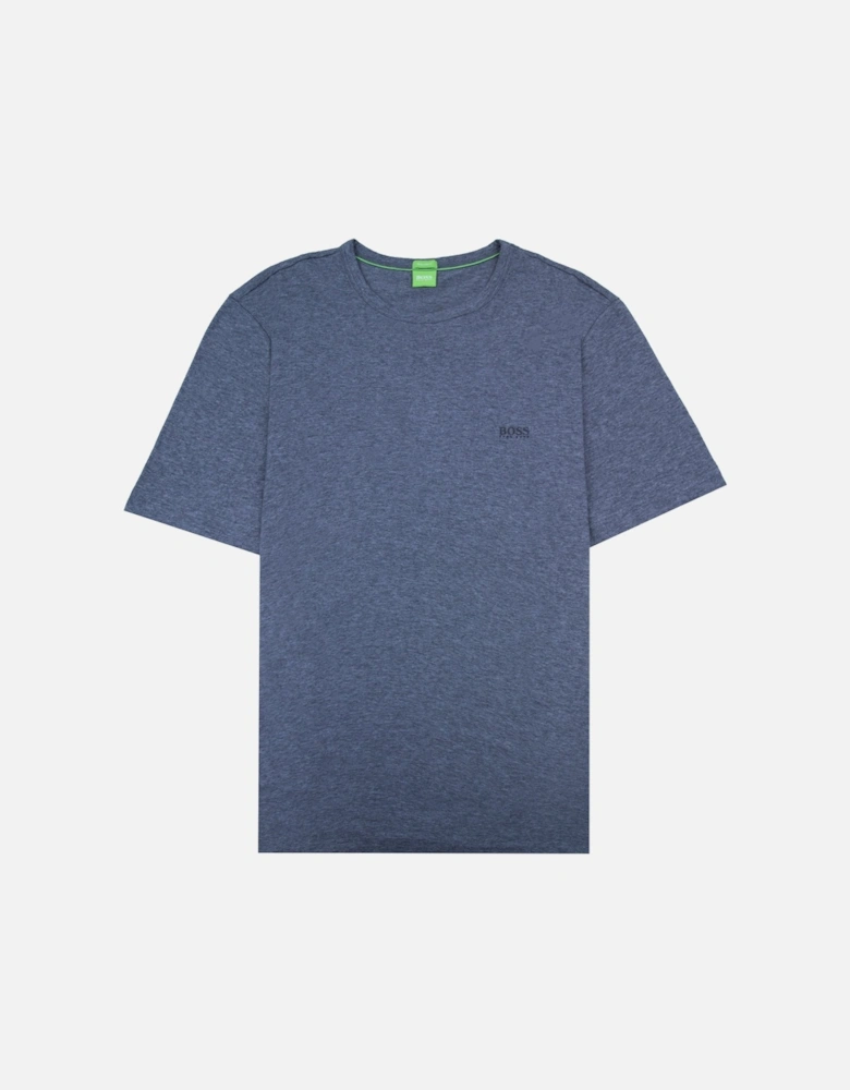 Tee Chest Logo Tshirt Marl Grey