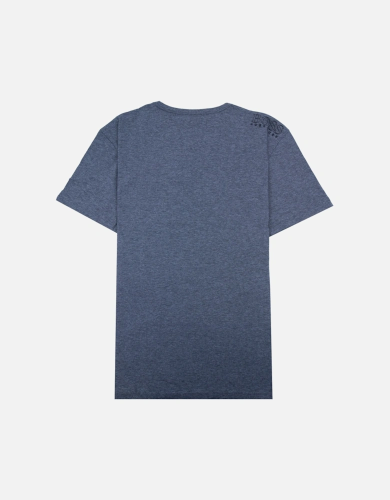 Tee Chest Logo Tshirt Marl Grey