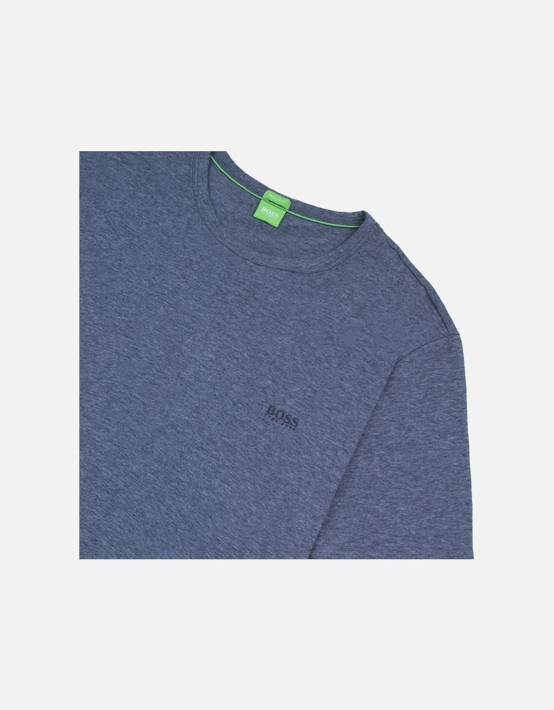 Tee Chest Logo Tshirt Marl Grey