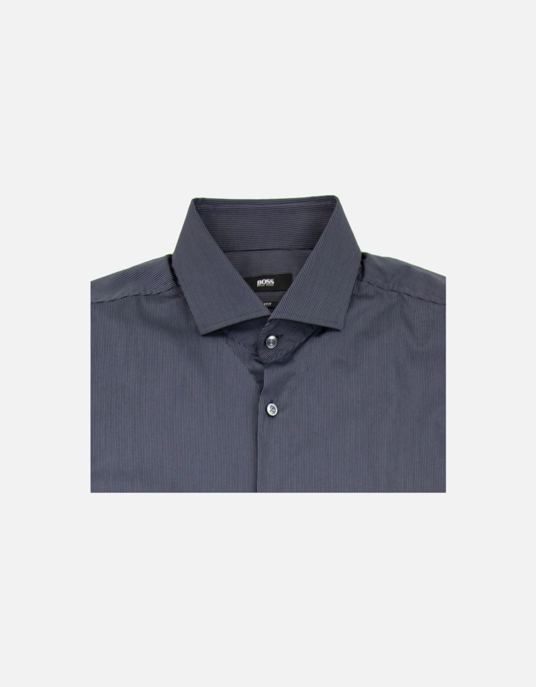 Jason A Slim Fit Shirt Dark Navy