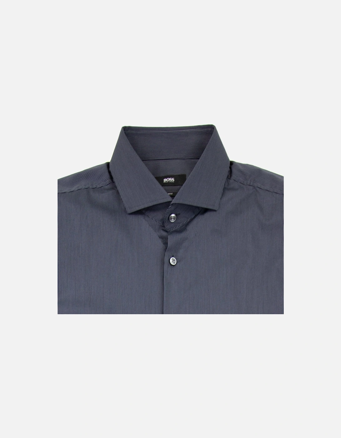 Jason A Slim Fit Shirt Dark Navy