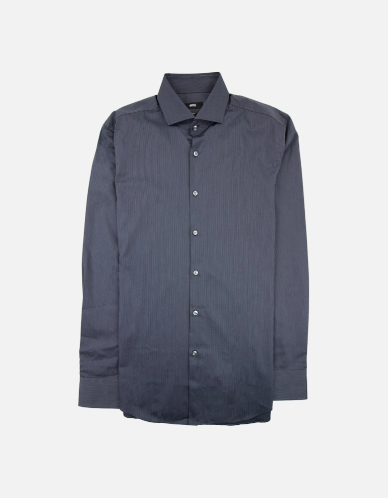 Jason A Slim Fit Shirt Dark Navy