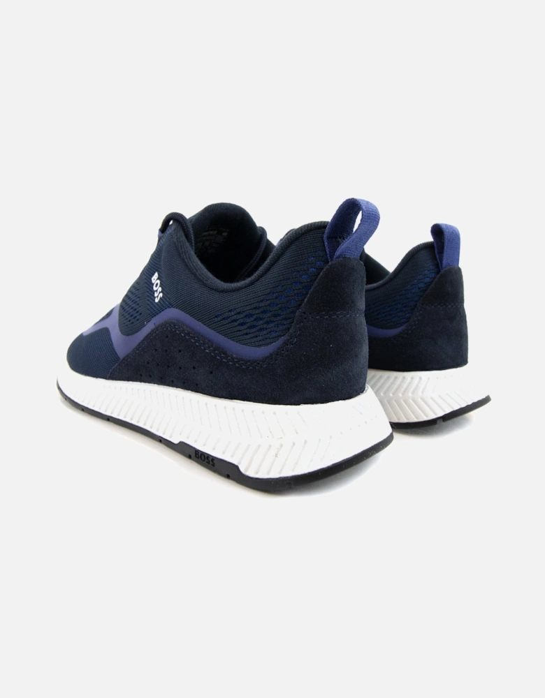 Titanium Mesh Runner Open Blue