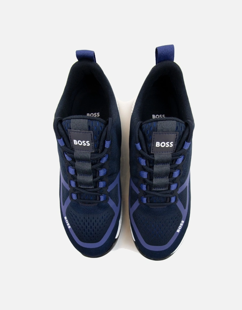 Titanium Mesh Runner Open Blue