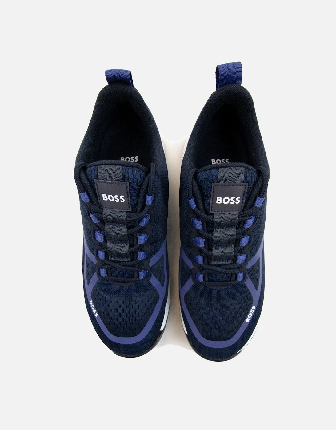 Titanium Mesh Runner Open Blue