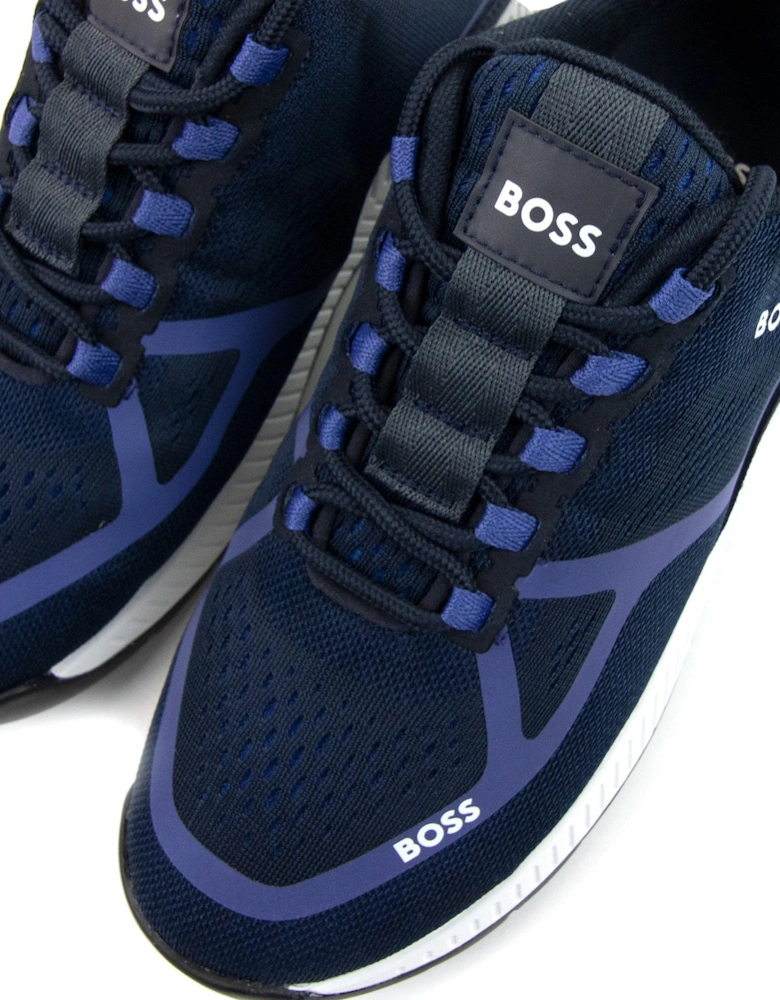 Titanium Mesh Runner Open Blue