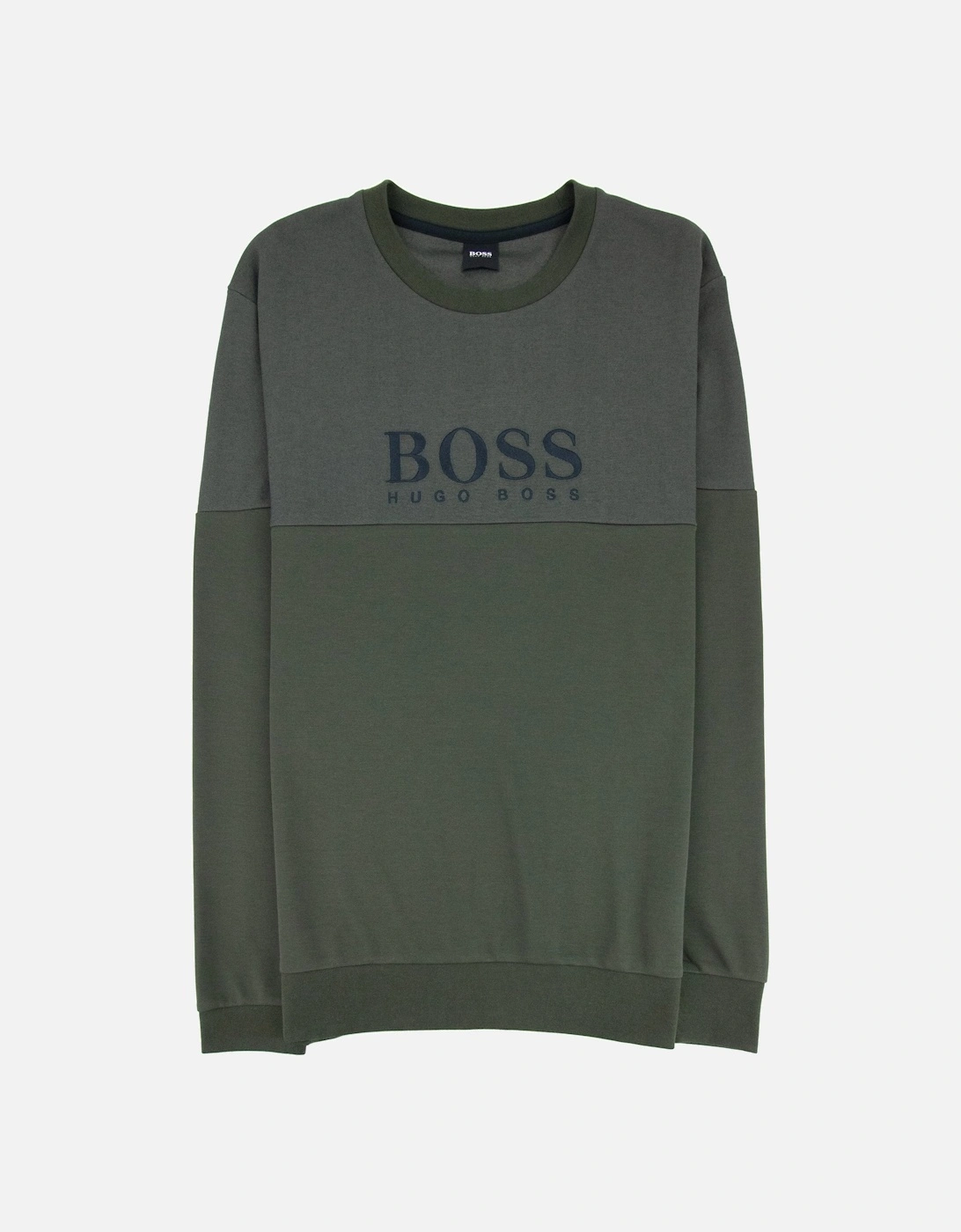 Tracksuit Sweatshirt Front Logo Dark Green, 4 of 3