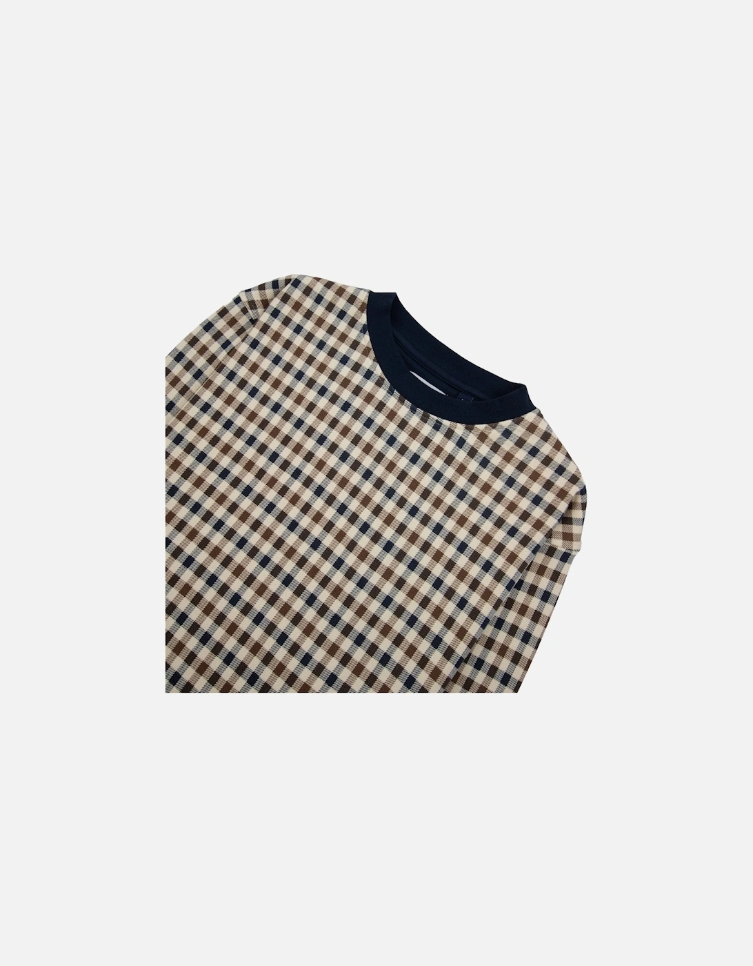 Iconic Crewneck Fleece Sweatshirt Club Check 28