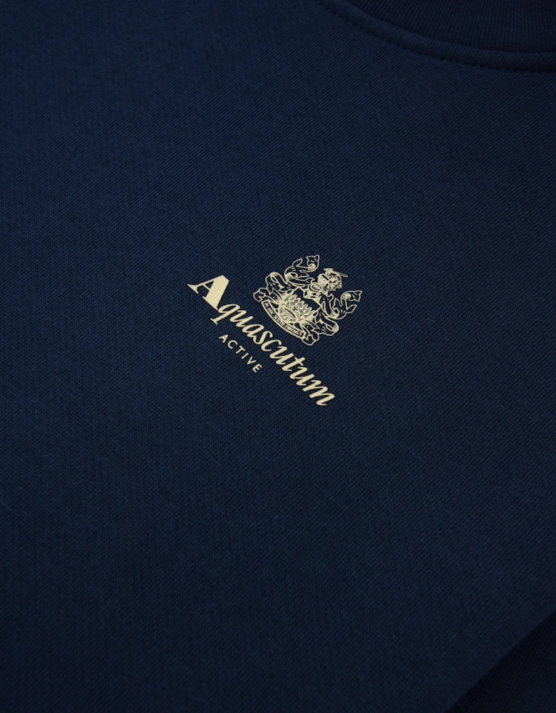 Cc Shoulder Crewneck Fleece Navy 11