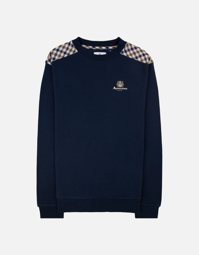 Cc Shoulder Crewneck Fleece Navy 11