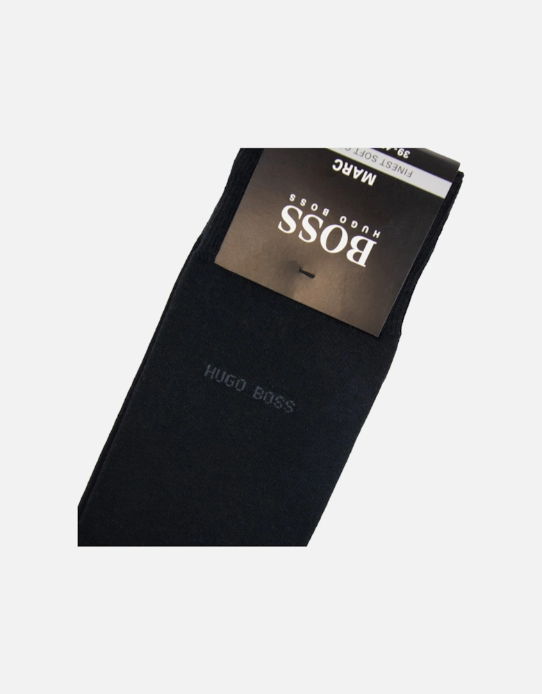 Finest Soft Cotton Socks Black 001