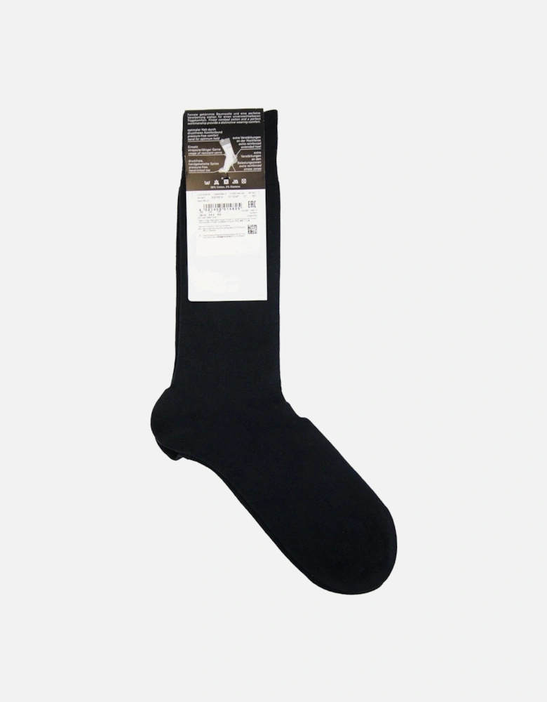 Finest Soft Cotton Socks Black 001