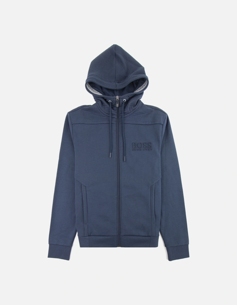 Saggy Embossed Logo Hoodie Navy 410