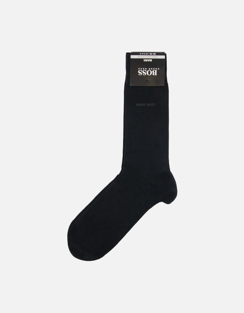 Finest Soft Cotton Socks Black 001
