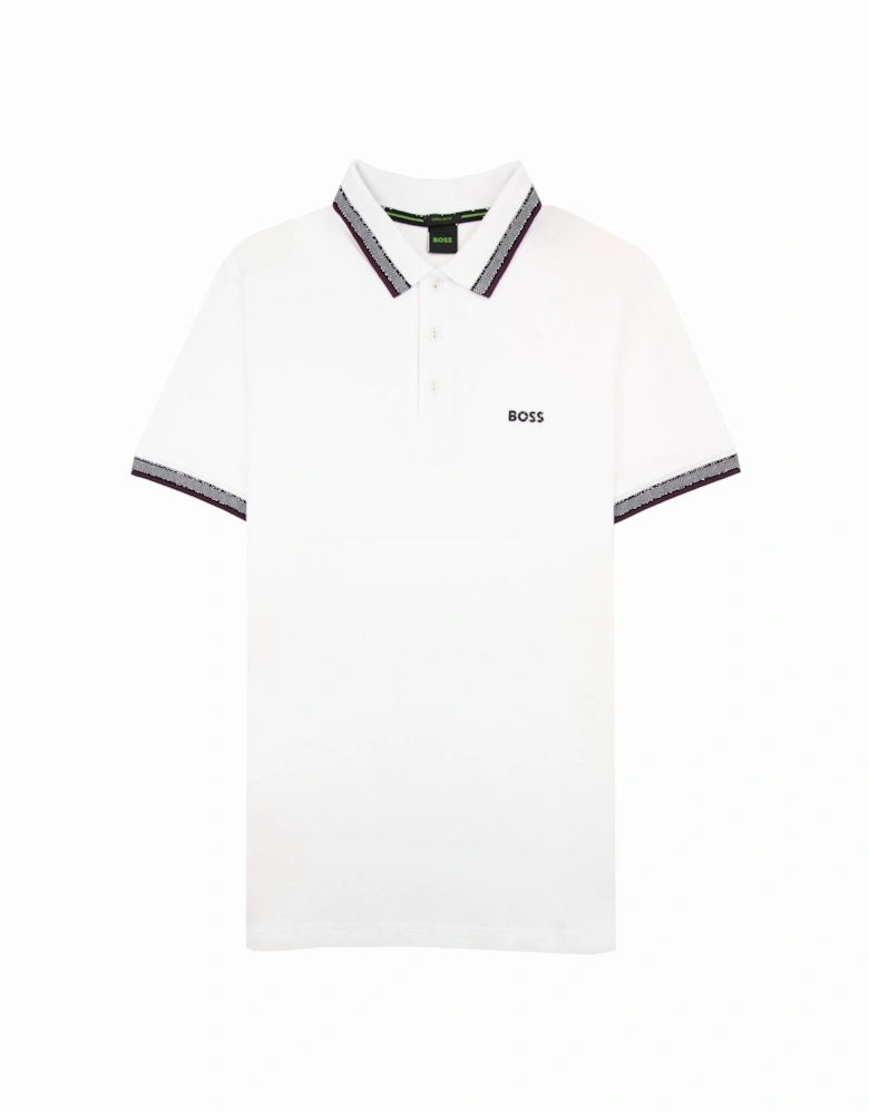 Embroidered Logo Paddy Polo White 102