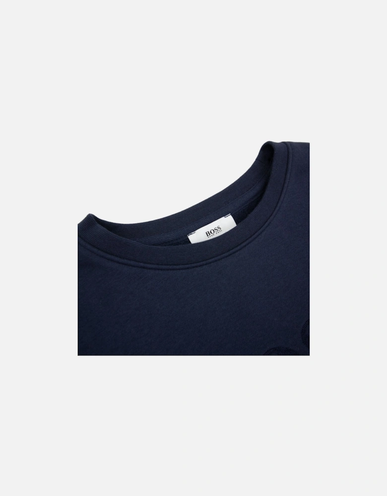 Kids Boss Logo Sweat Navy