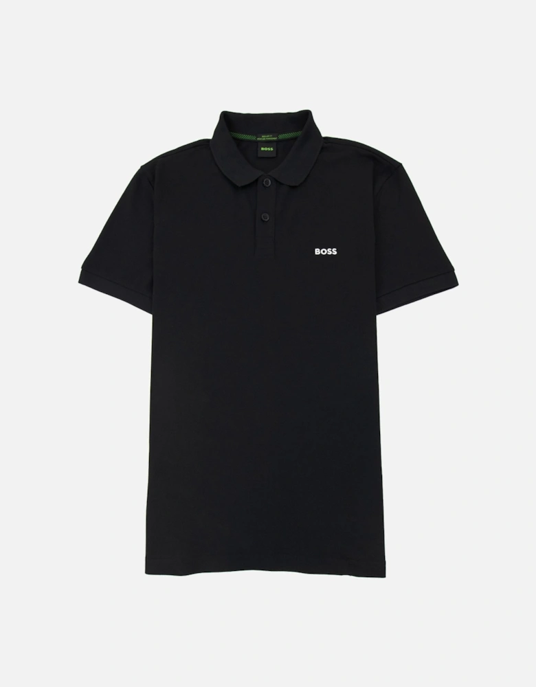Piro Reg Fit Polo Black 001