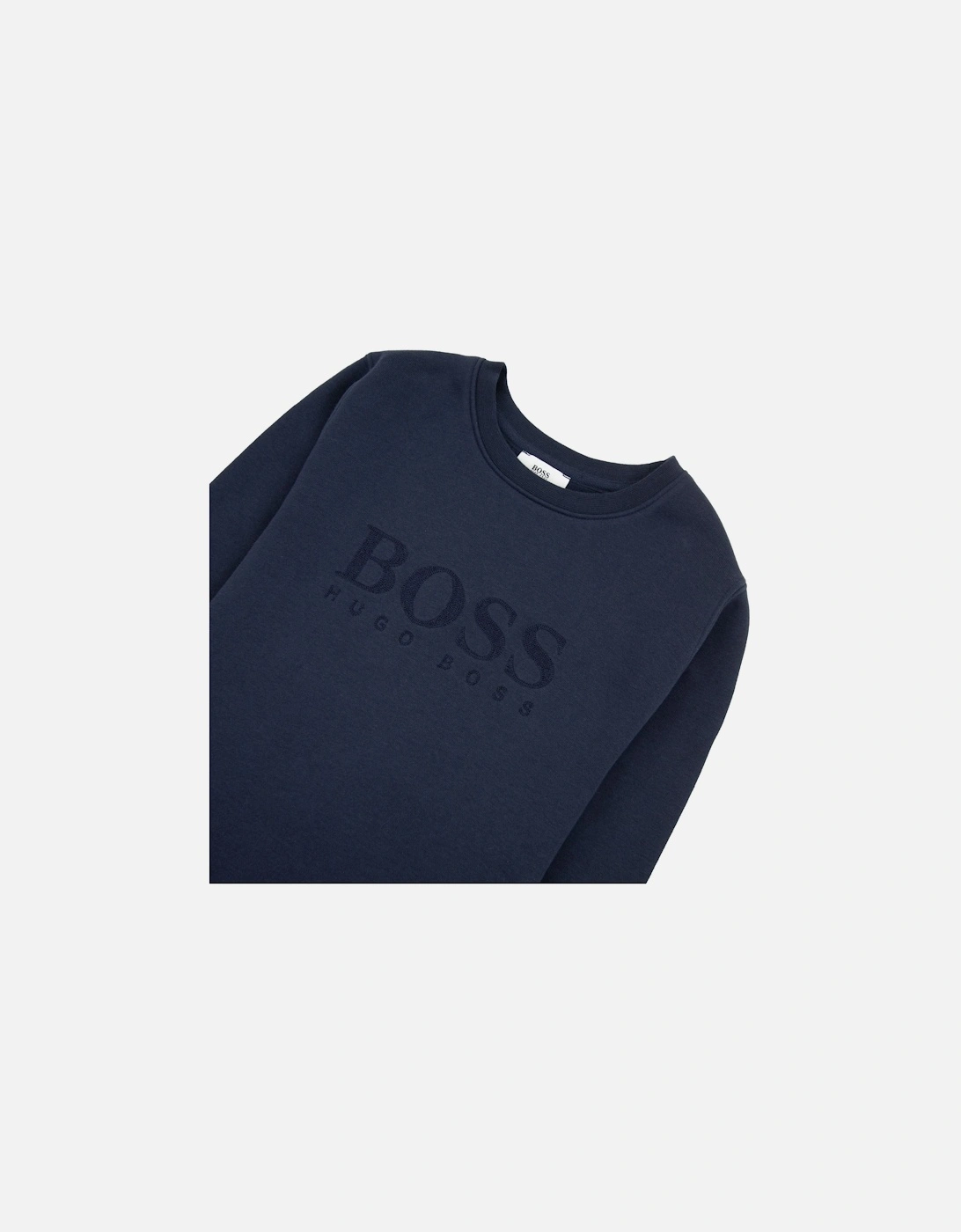 Kids Boss Logo Sweat Navy