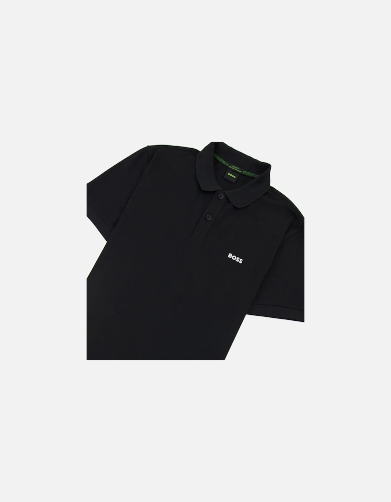 Piro Reg Fit Polo Black 001